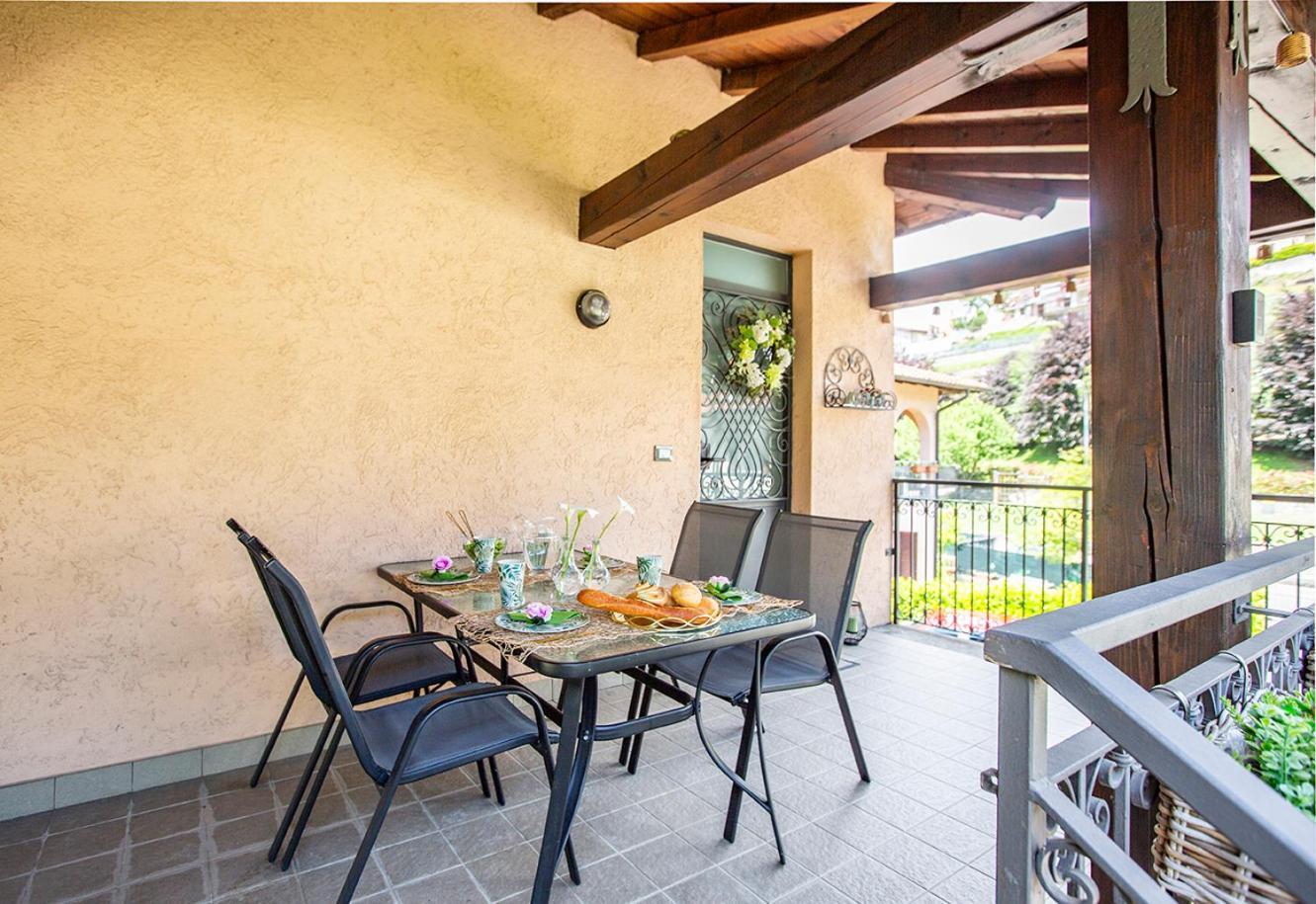 L'Acero Rosso - Giardino Privato E Box Auto Villa Menaggio Bagian luar foto